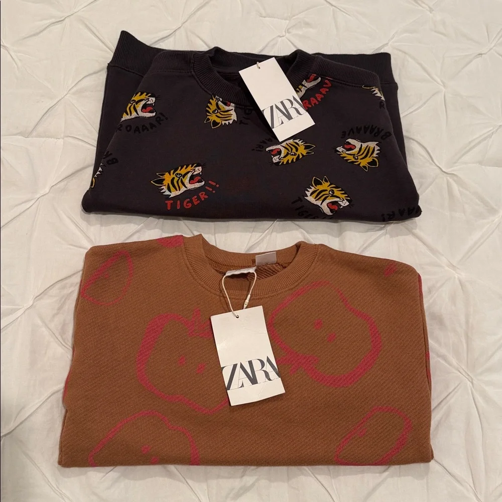 New Zara 2 Sweaters Size 3-4 Years